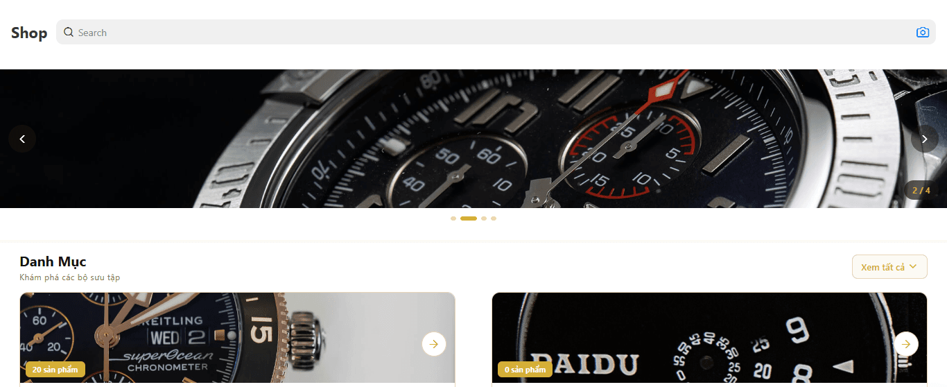 Mobile E-Commerce App
